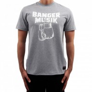Banger Musik T-Shirt Logo grau